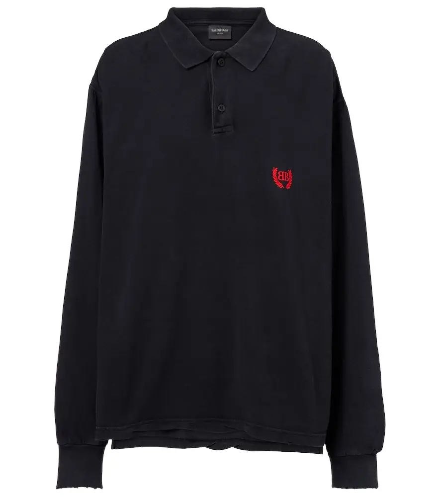 Balenciaga Laurel Classic cotton piqué polo shirt