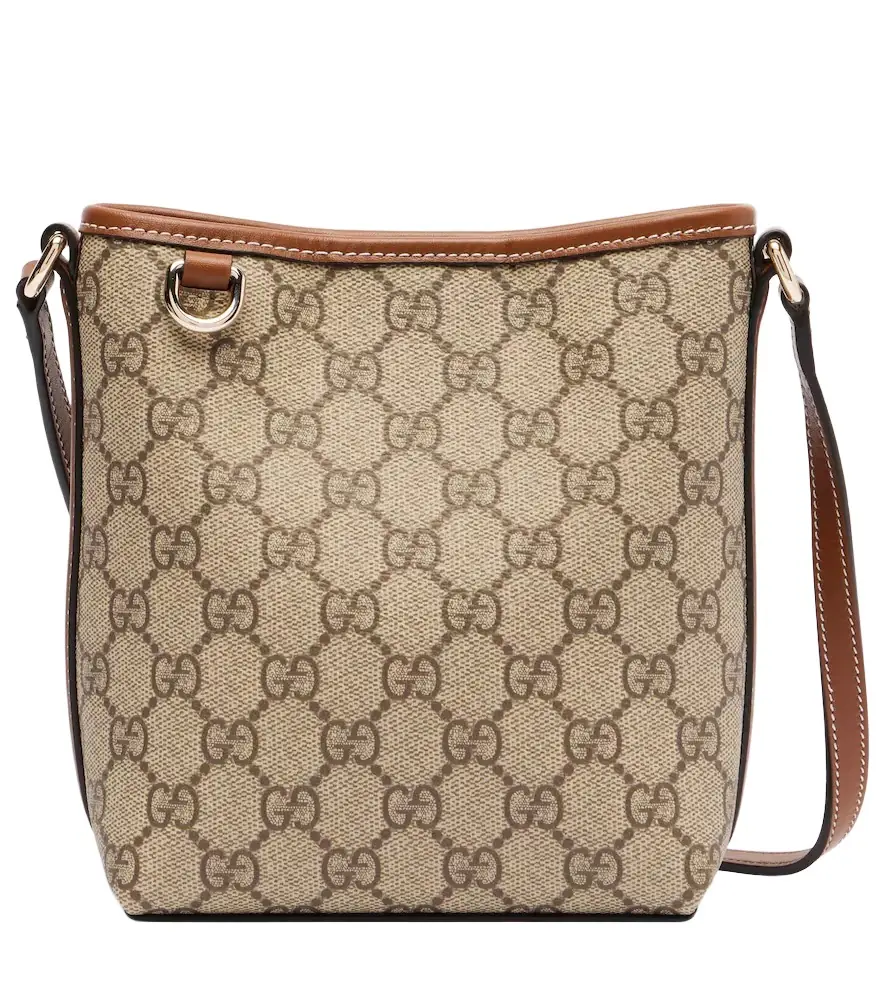 Gucci GG Emblem Small bucket bag