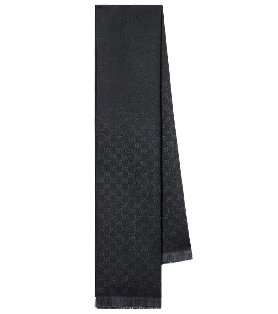 Gucci GG wool jacquard scarf