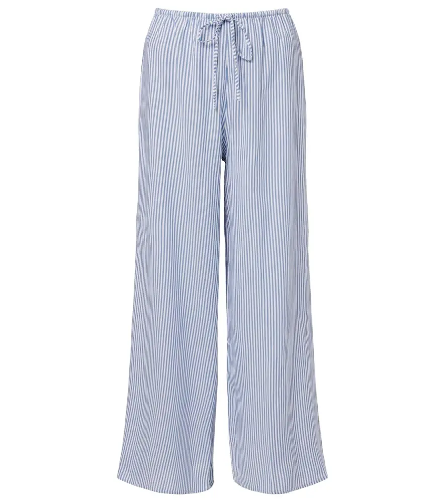 Montce Striped cotton wide-leg pants