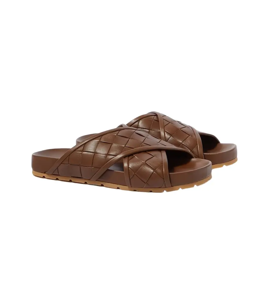 Bottega Veneta Tarik Intrecciato leather sandals