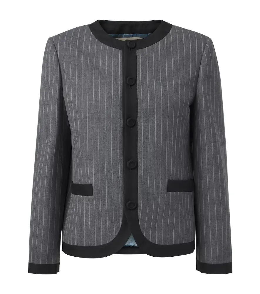Valentino Pinstripe virgin wool jacket