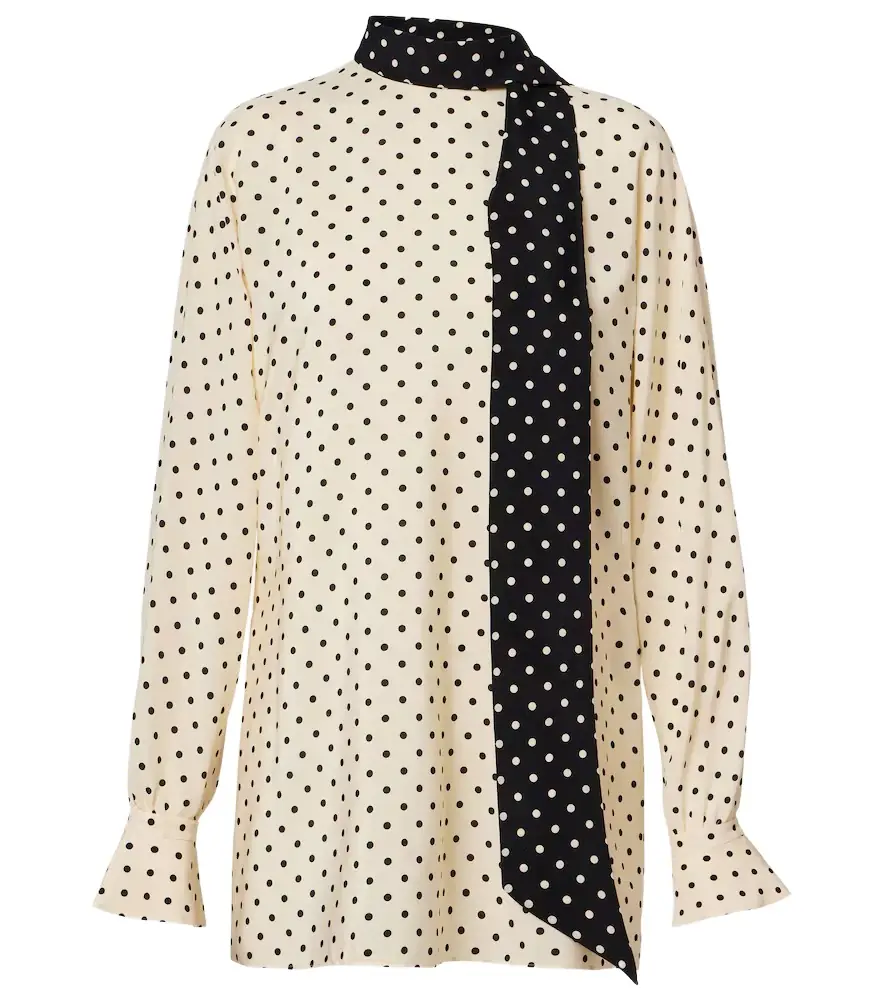 Valentino Plusdepois silk crêpe de chine blouse