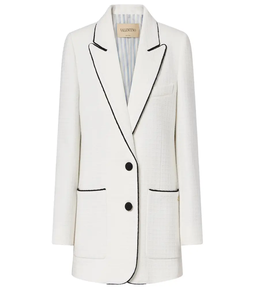 Valentino Cotton tweed jacket