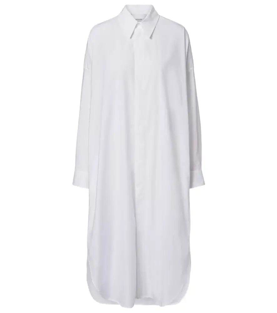 The Frankie Shop Bloom cotton poplin shirt dress