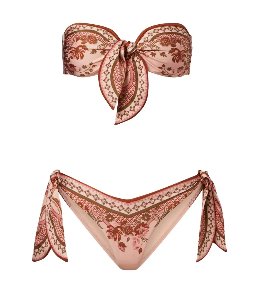 Zimmermann Aster printed bikini