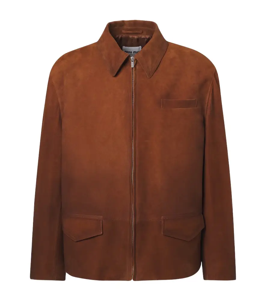 Miu Miu Suede blouson jacket