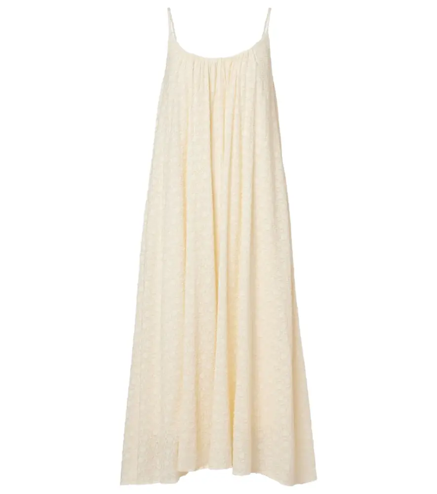 Eres Confidentielle silk and cotton midi dress