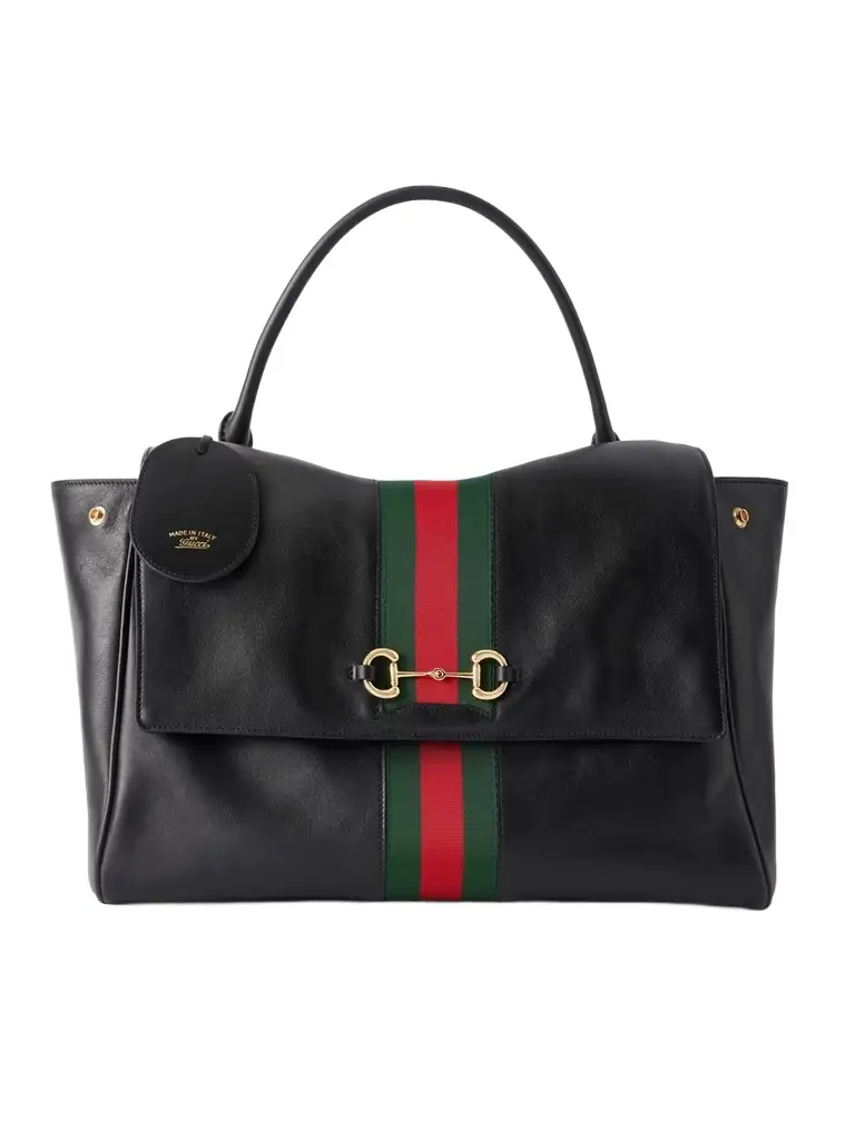 Gucci Paparazzo Medium Leather Shoulder Bag