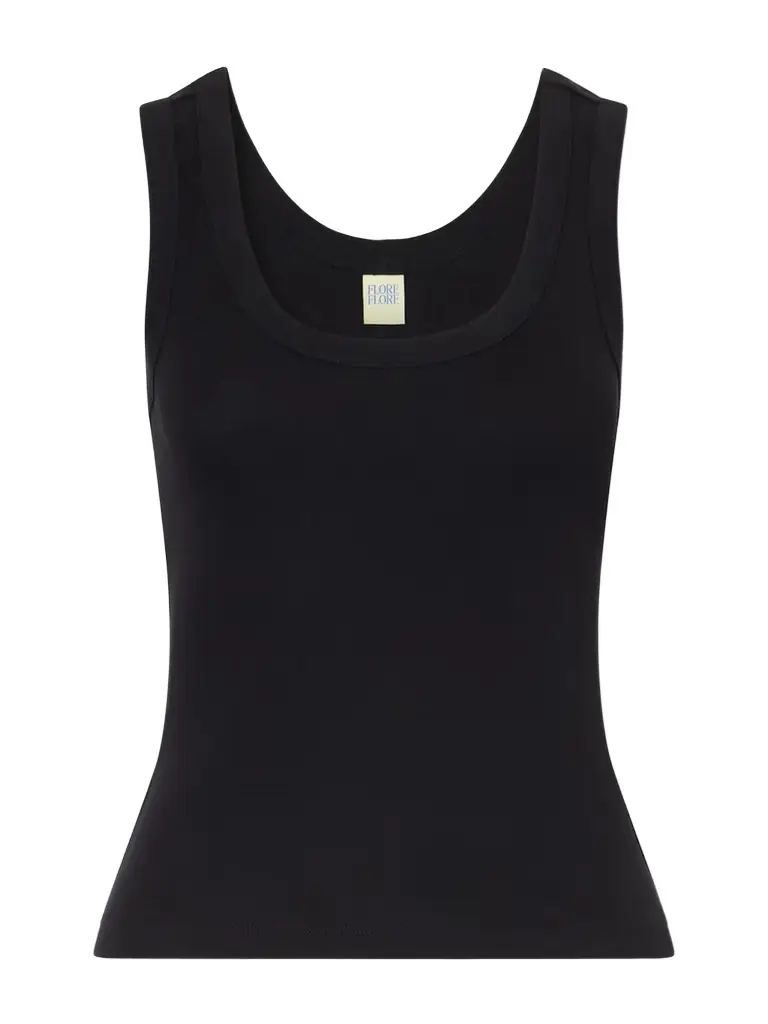 FLORE FLORE Hillie Organic Cotton-jersey Tank Top