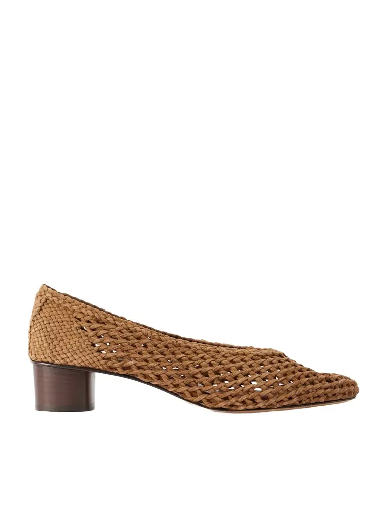 Le Monde Béryl Woven 40 Suede Pumps