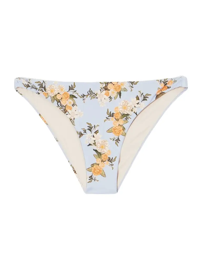 Agua by Agua Bendita Promesa Valle Floral-print Bikini Briefs