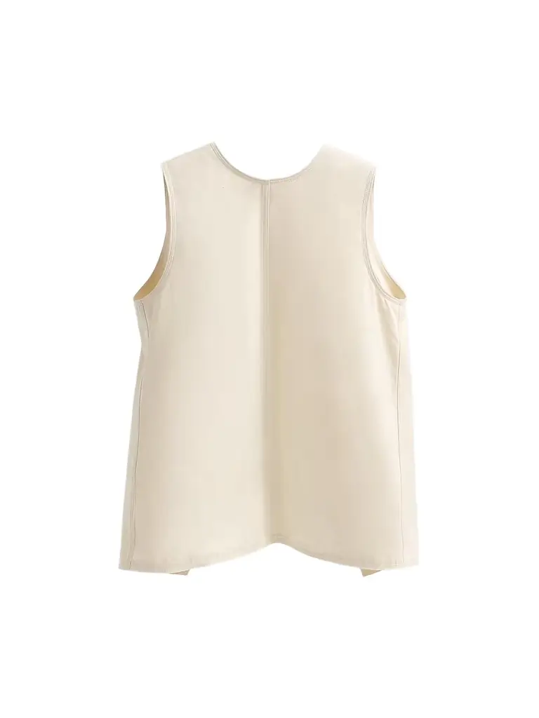 Proenza Schouler Women's Nerina Cotton Drill Top - Marzipan
