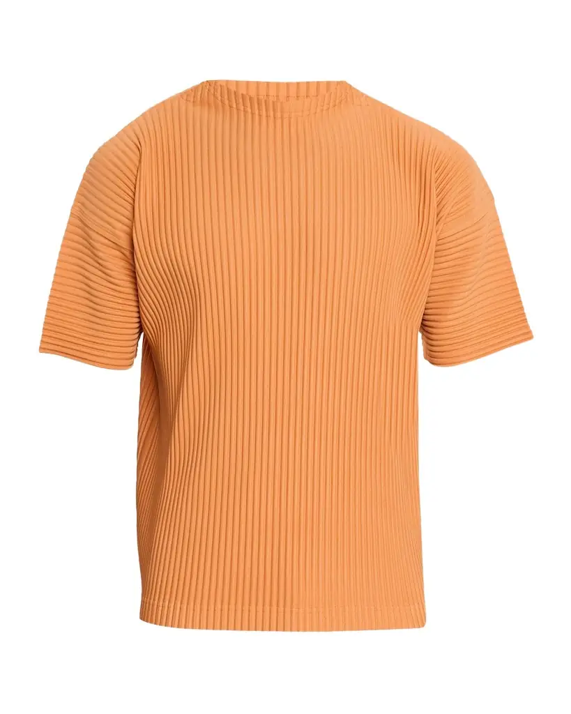 Homme Plisse Issey Miyake Men 's Monthly Colors Mock-Neck Short-Sleeve Shirt