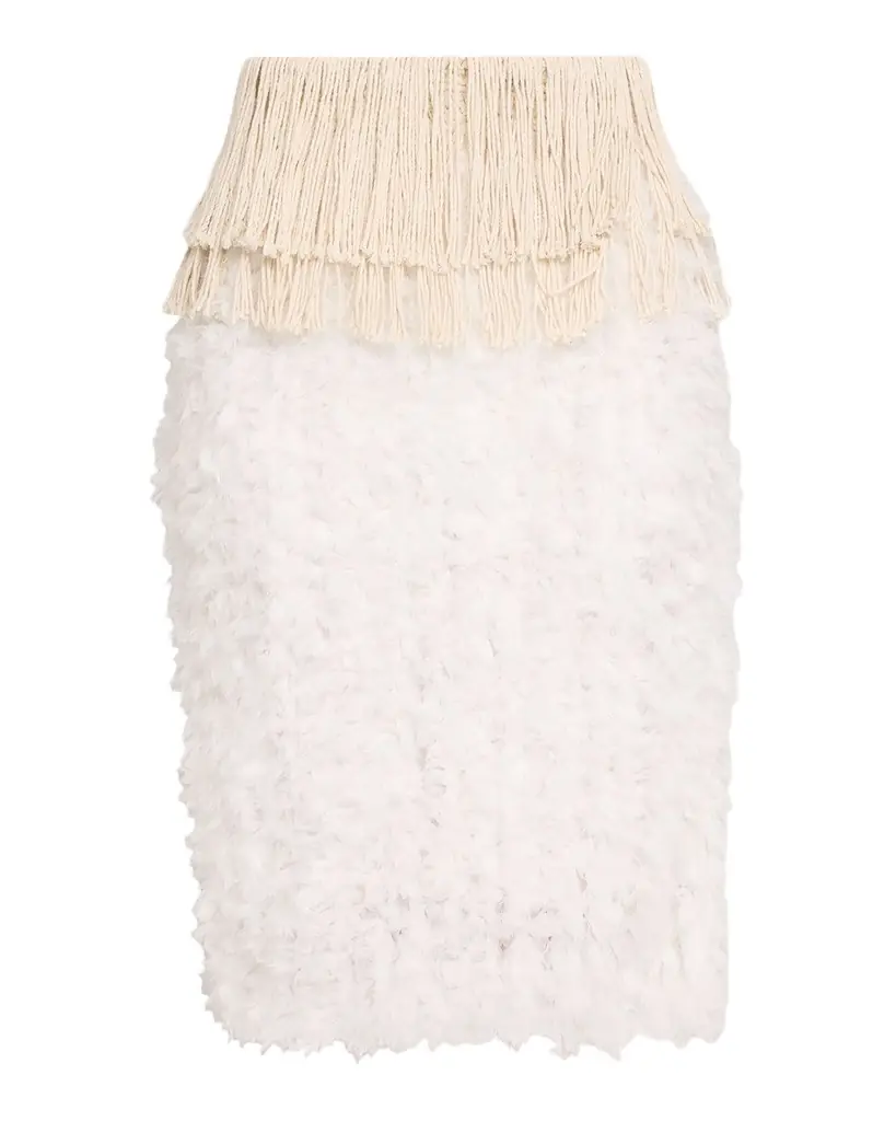 Diotima Bambola Chiffon Pencil Skirt