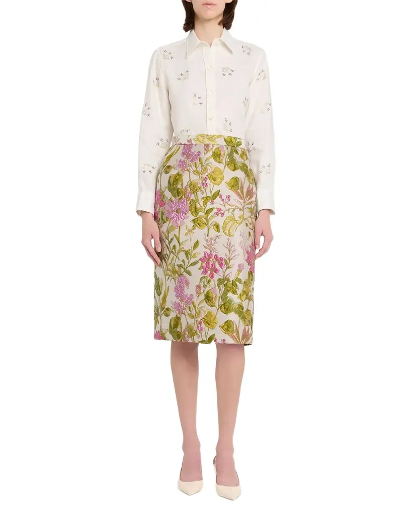 Libertine Dianthus Classic Pencil Skirt