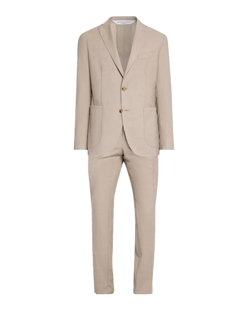 Boglioli Men 's Textured Wool Two-Piece Suit