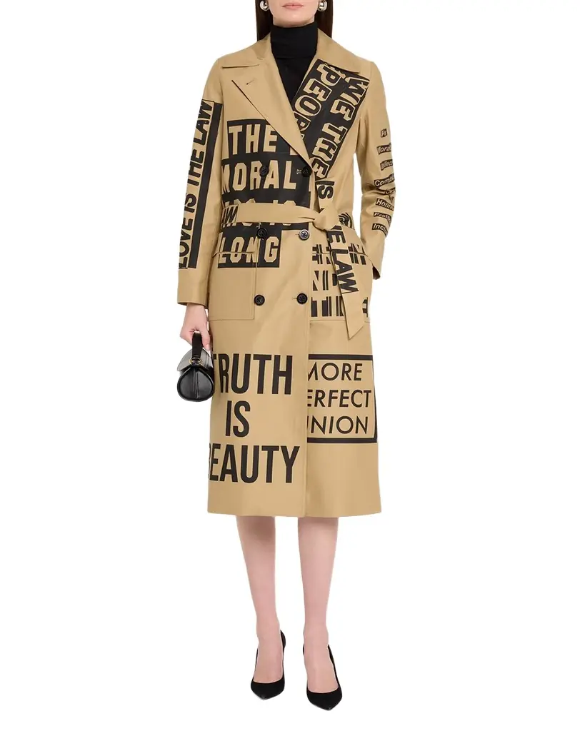 Libertine Democracy Lean Trench Coat