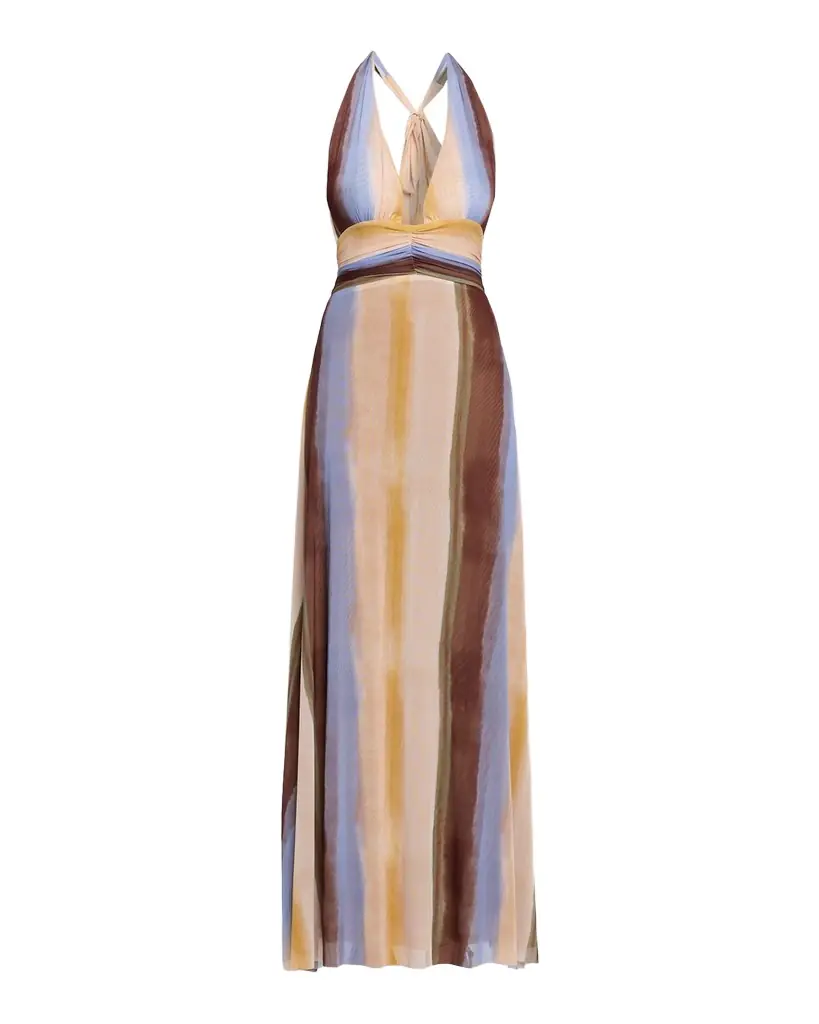 JBQ Sage Halter Maxi Dress
