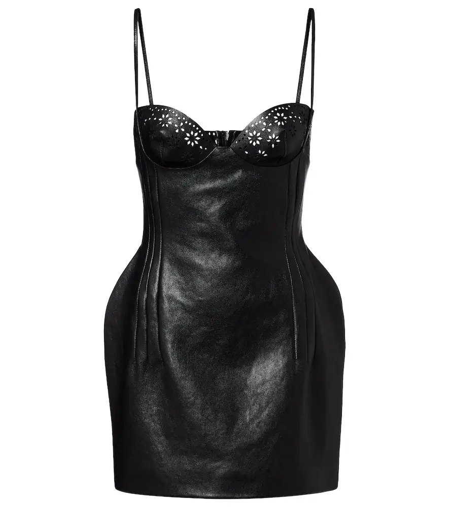 Magda Butrym Leather minidress