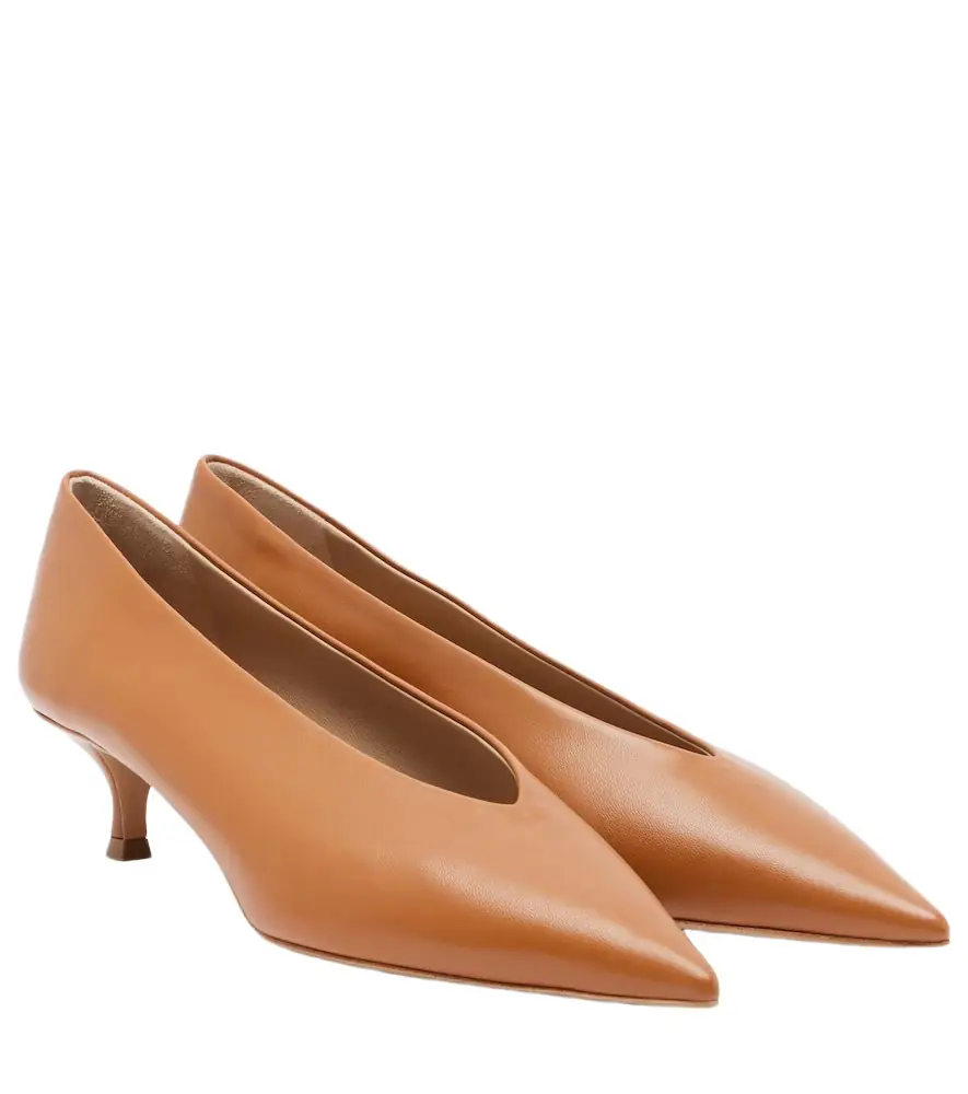 Le Monde Beryl Le Monde Béryl Babouche leather pumps