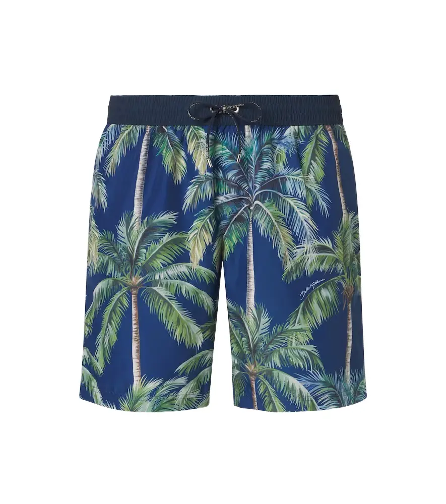 Dolce & Gabbana Printed swim trunks