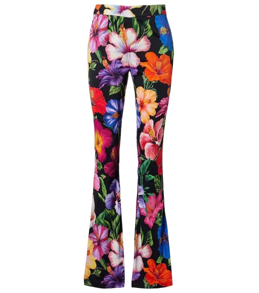 Dolce & Gabbana Floral flared pants