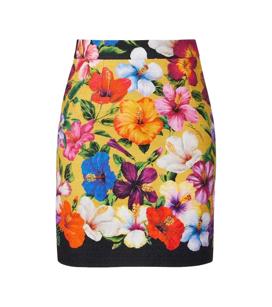 Dolce & Gabbana Floral miniskirt