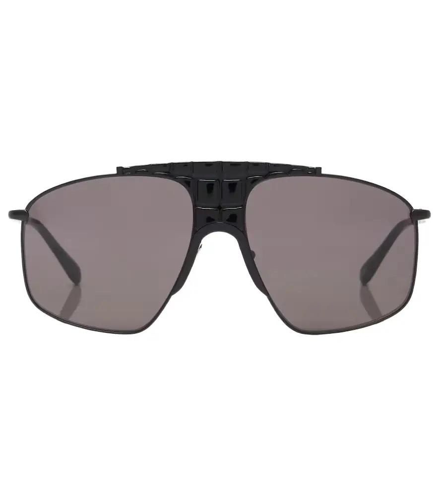 Alaia Alaïa Lettering Logo aviator sunglasses