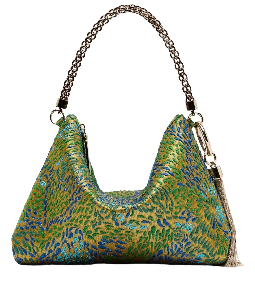 Jimmy Choo Callie Small brocade tote bag