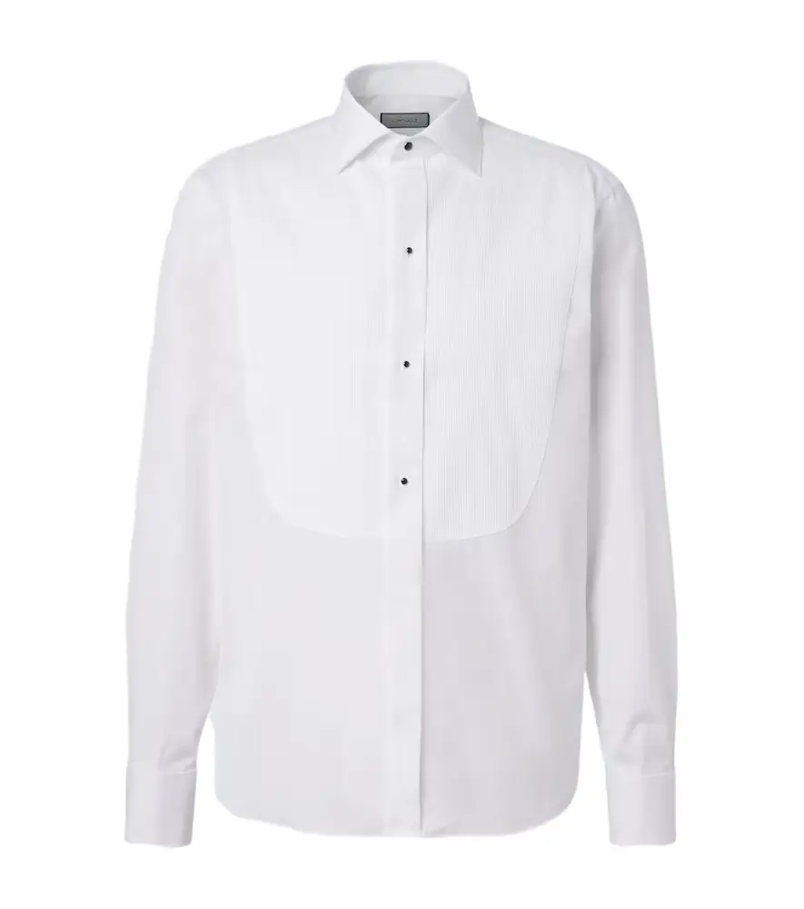 Canali Cotton tuxedo shirt