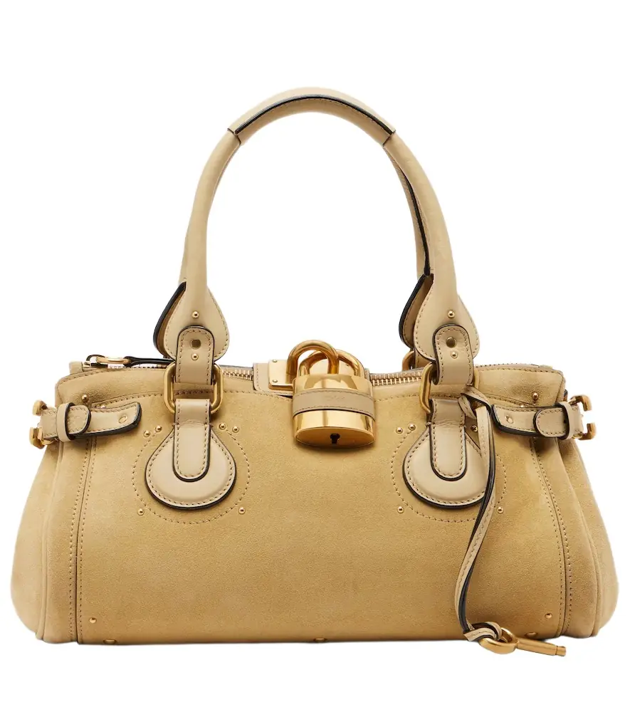 Chloe Chloé Paddington suede shoulder bag
