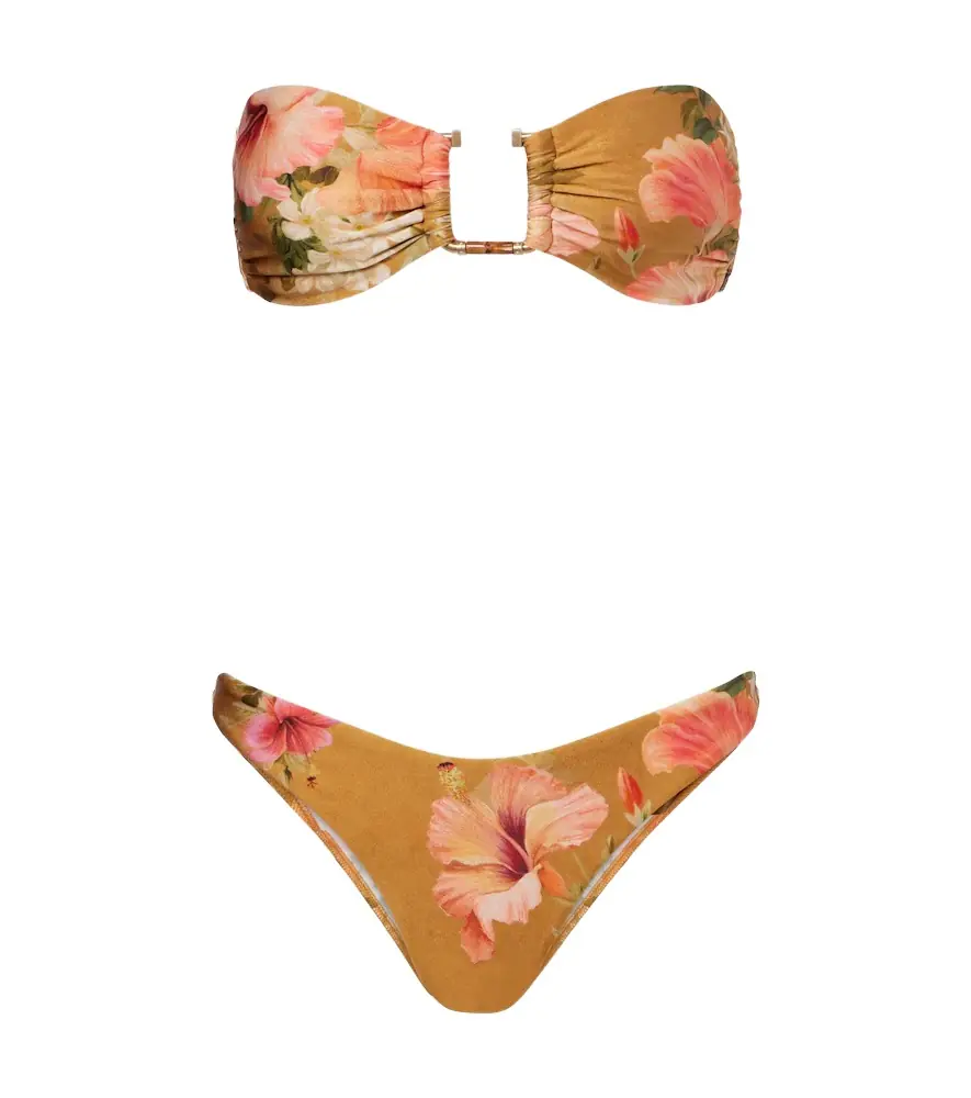 Zimmermann Mahon Floral bikini