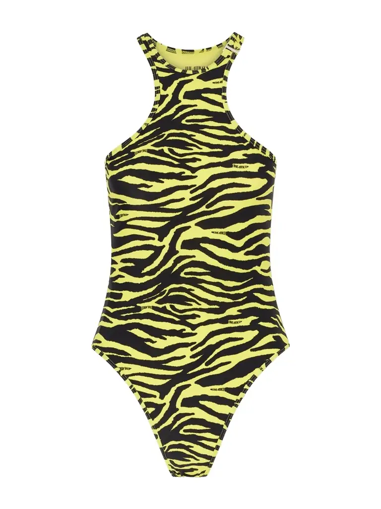 The Attico Zebra-print Swimsuit