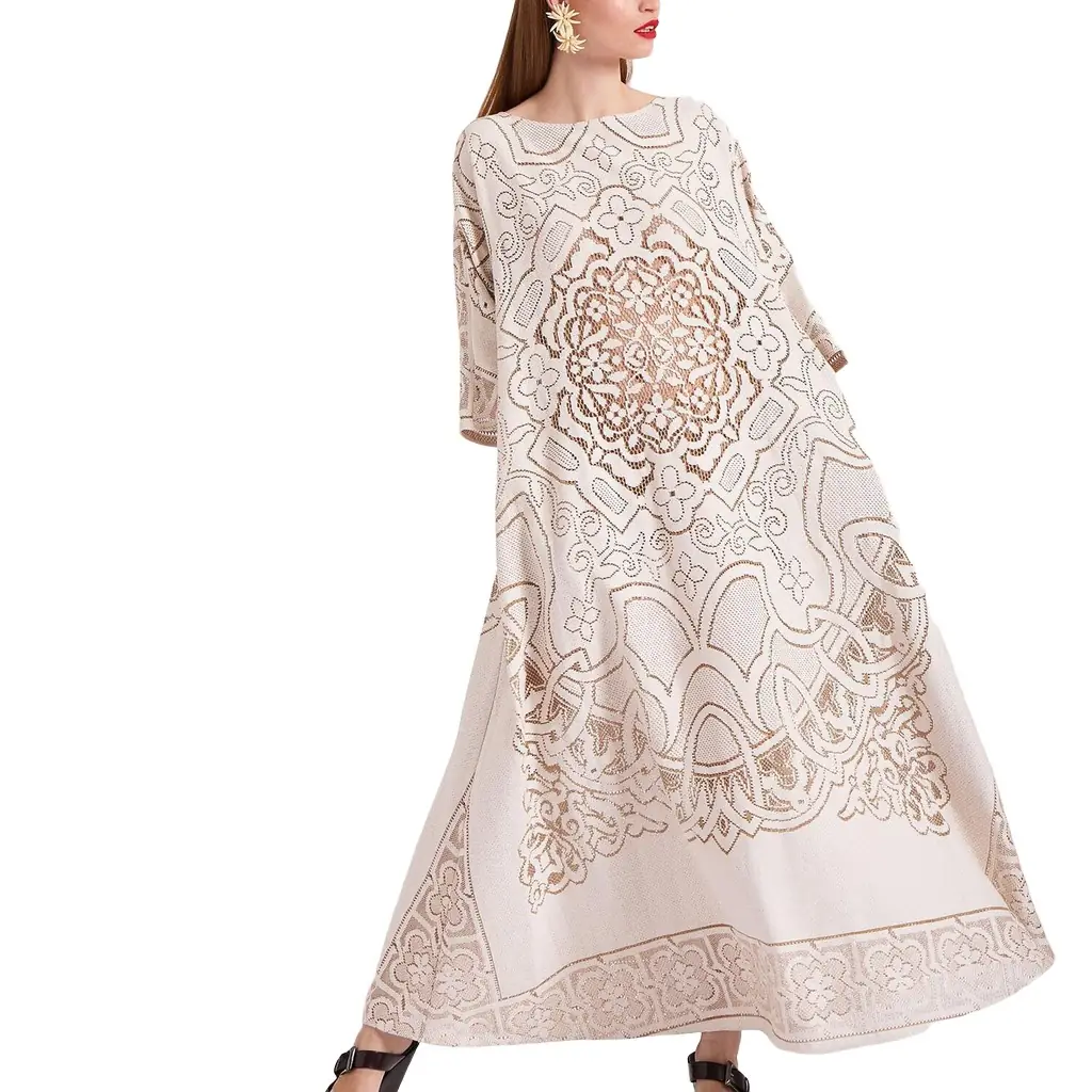 La Double J Lacey Muumuu Dress