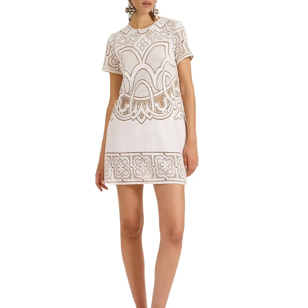 La Double J Lacey Mini Swing Dress