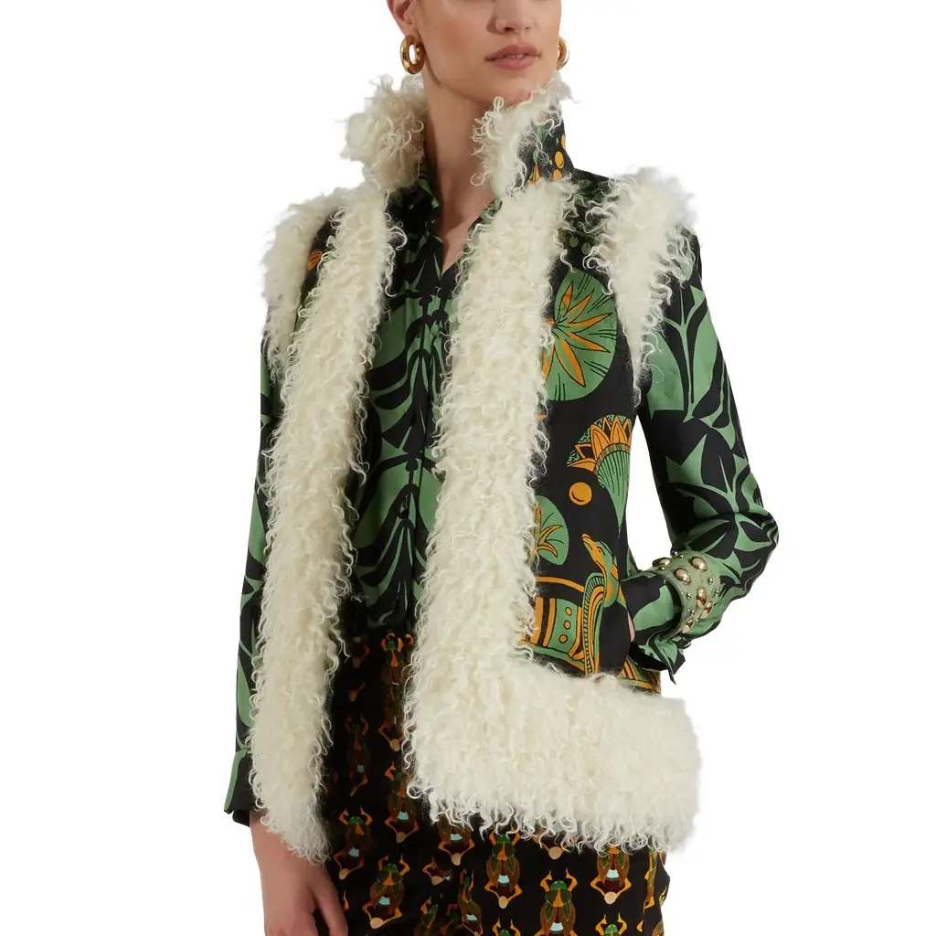 La Double J Sleeveless Folk Jacket