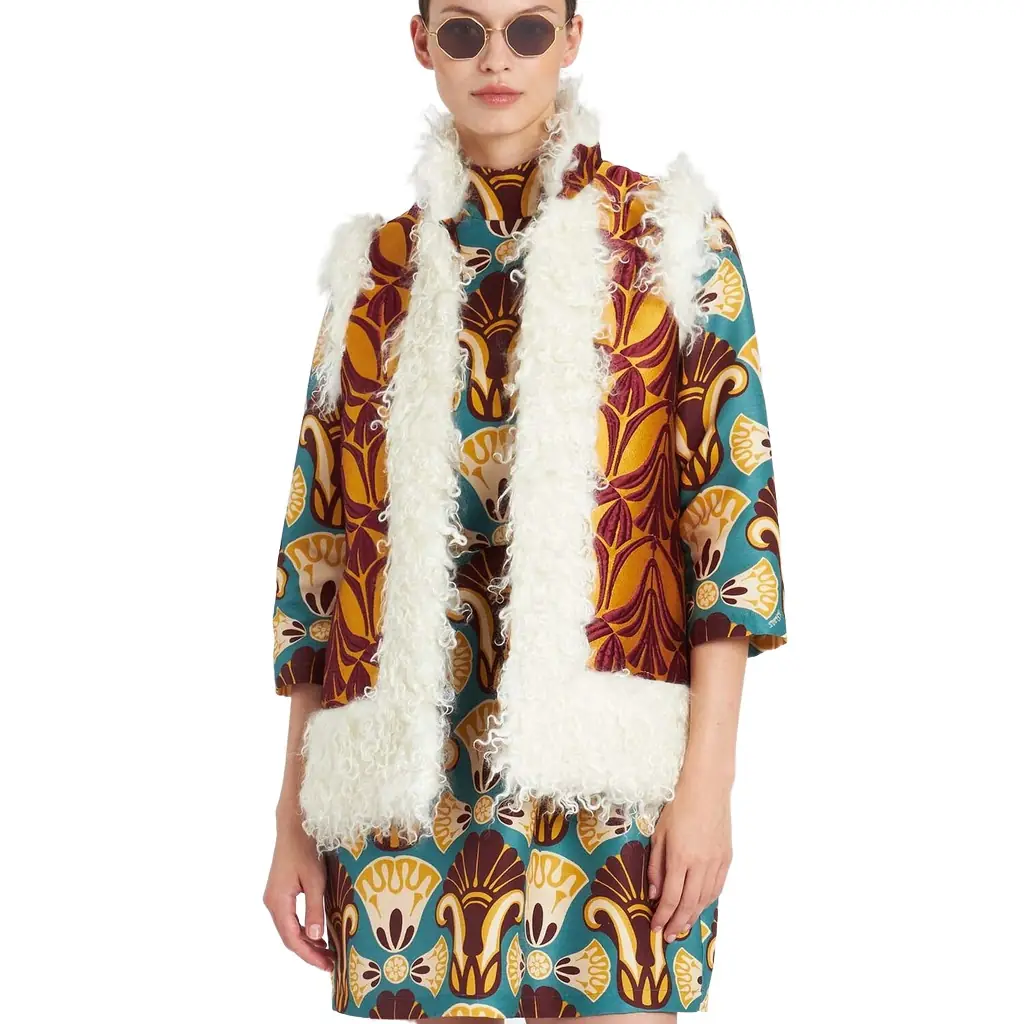 La Double J Sleeveless Folk Jacket