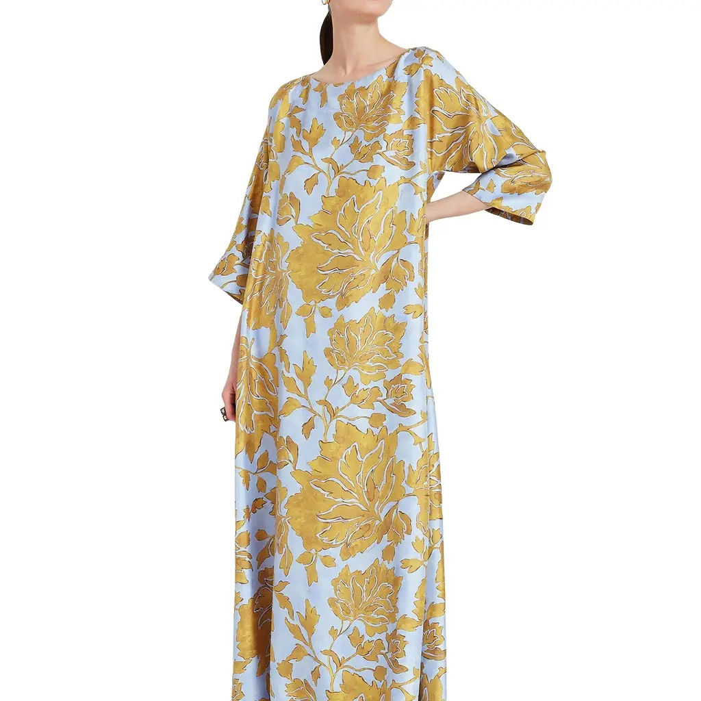 La Double J Muumuu Dress Round Neck
