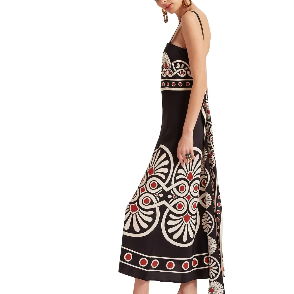 La Double J Slip-Around Dress