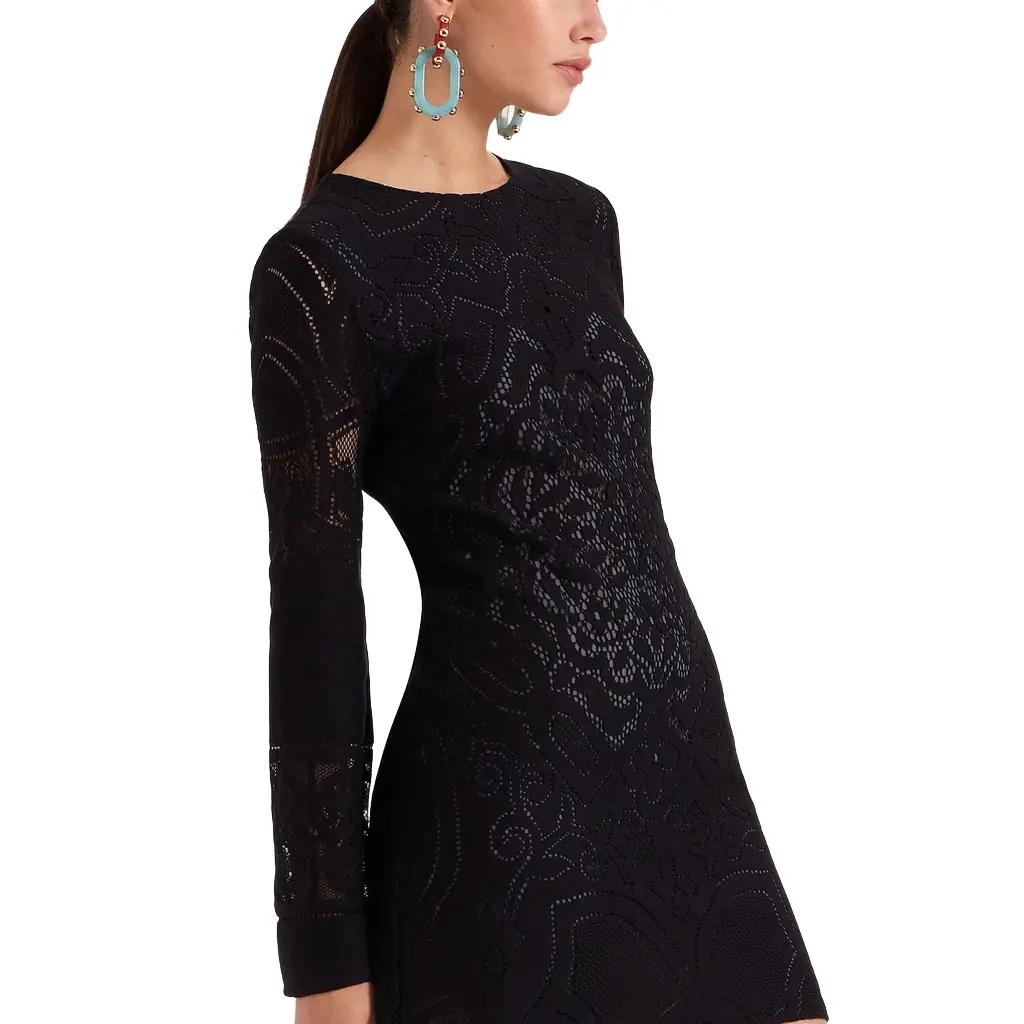 La Double J Lacey Mini Supreme Swing Dress
