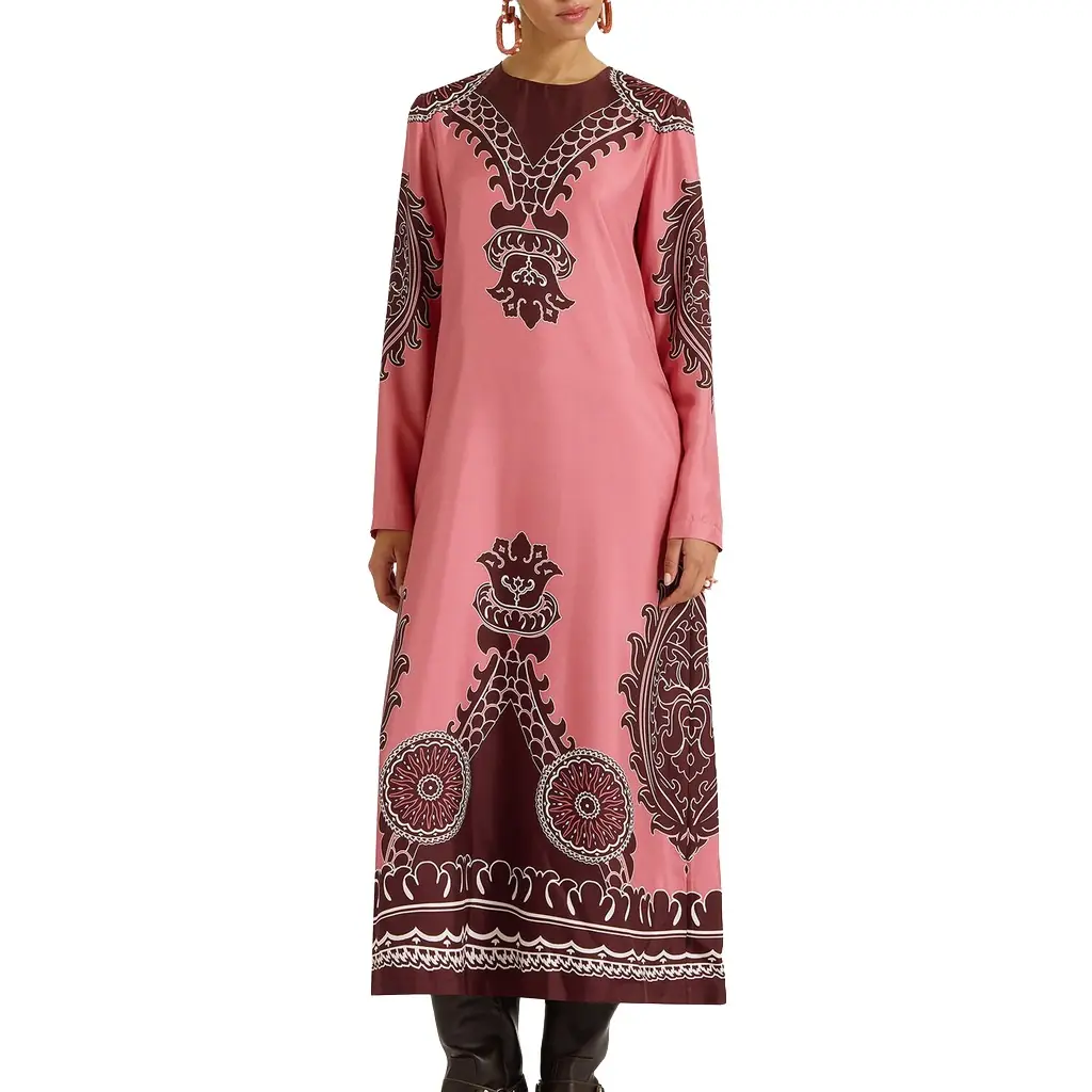 La Double J Long Sleeve Swing Dress