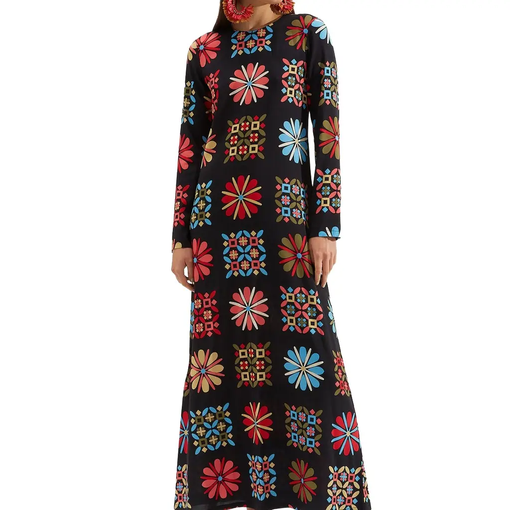 La Double J Long Sleeve Swing Dress