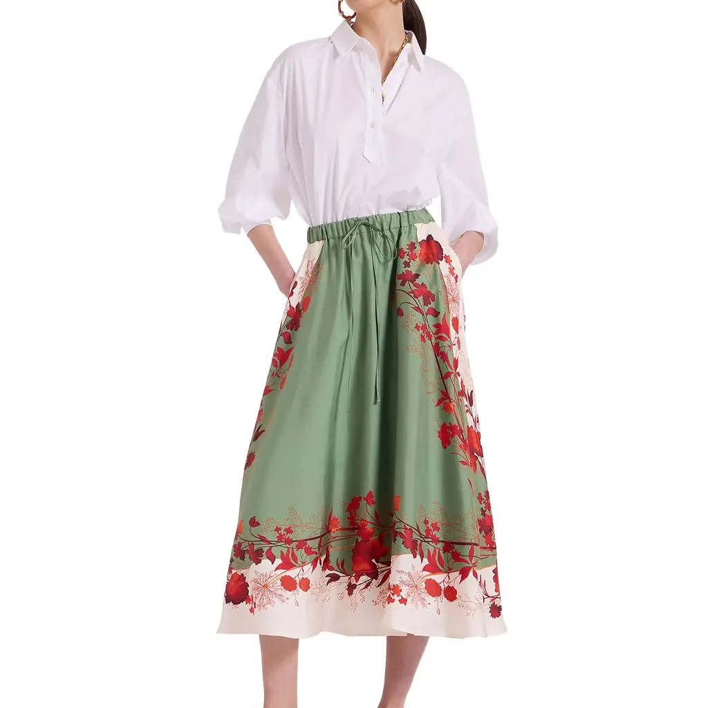 La Double J Drawstring Skirt