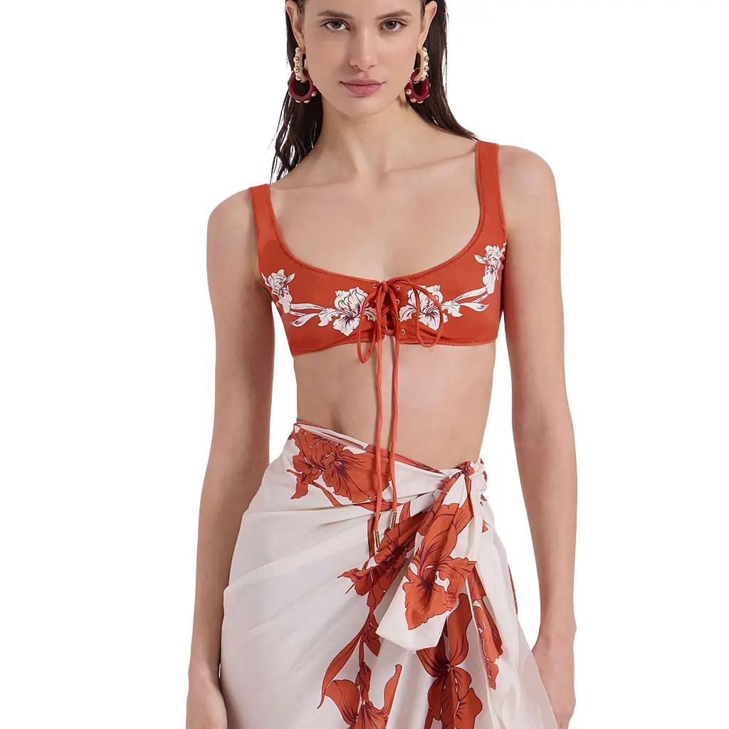 La Double J Sunset Bikini Top