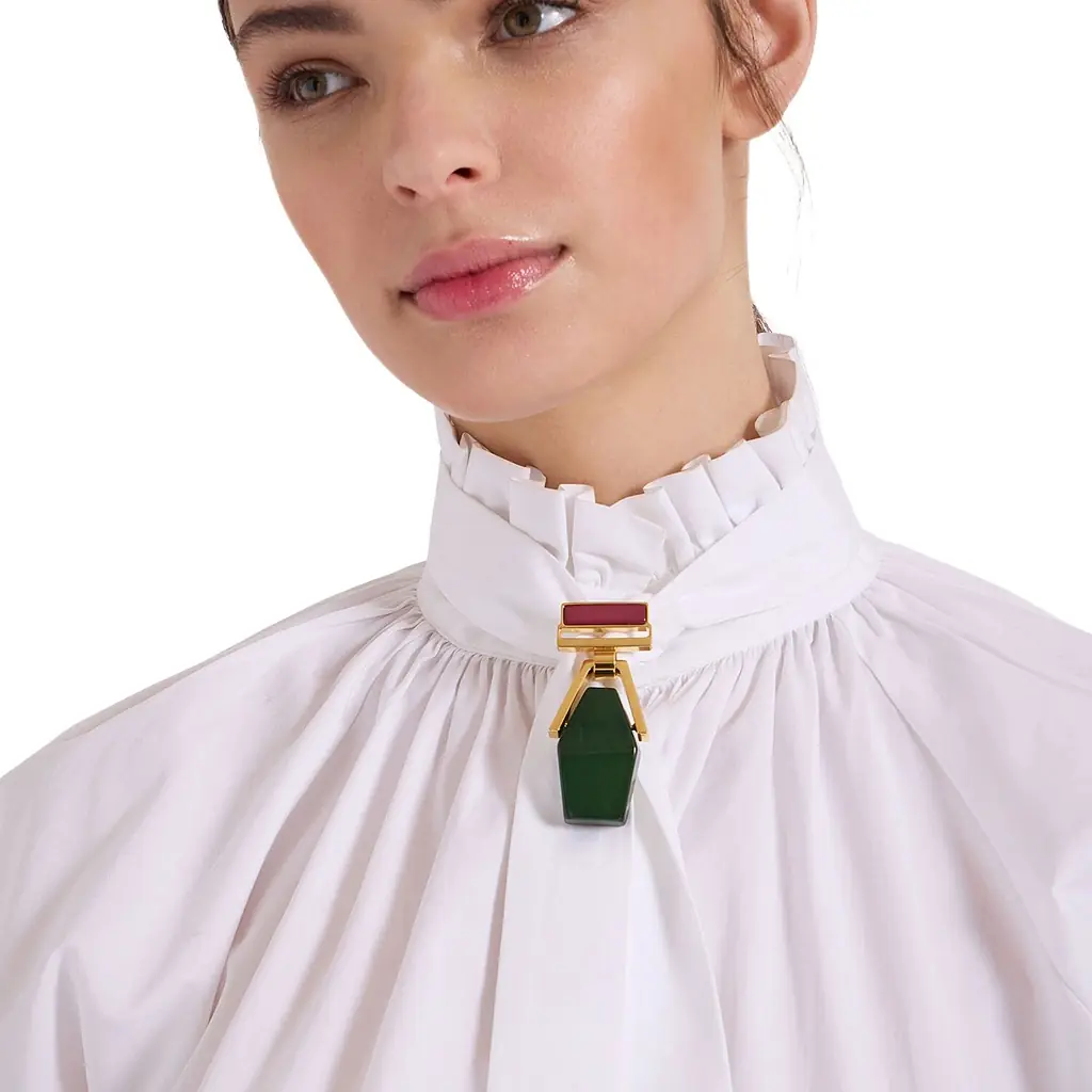 La Double J Portal Brooch