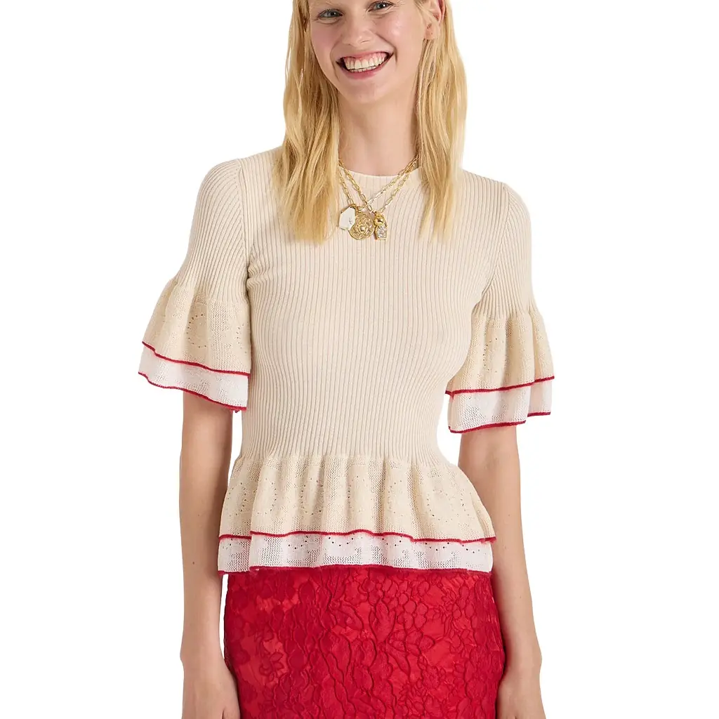 La Double J Peplum Tee
