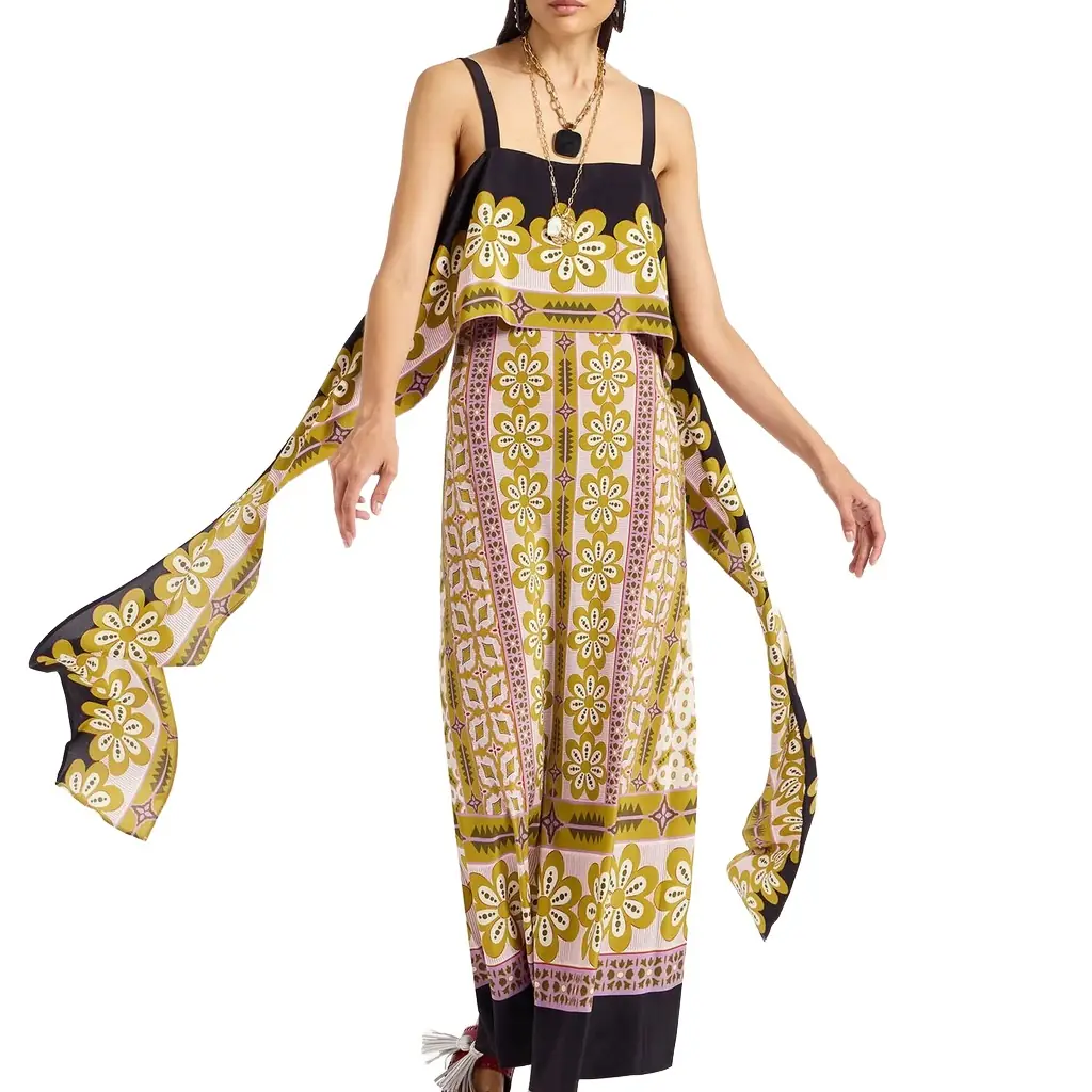 La Double J Slip-Around Dress