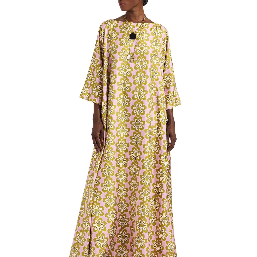 La Double J Muumuu Dress Round Neck