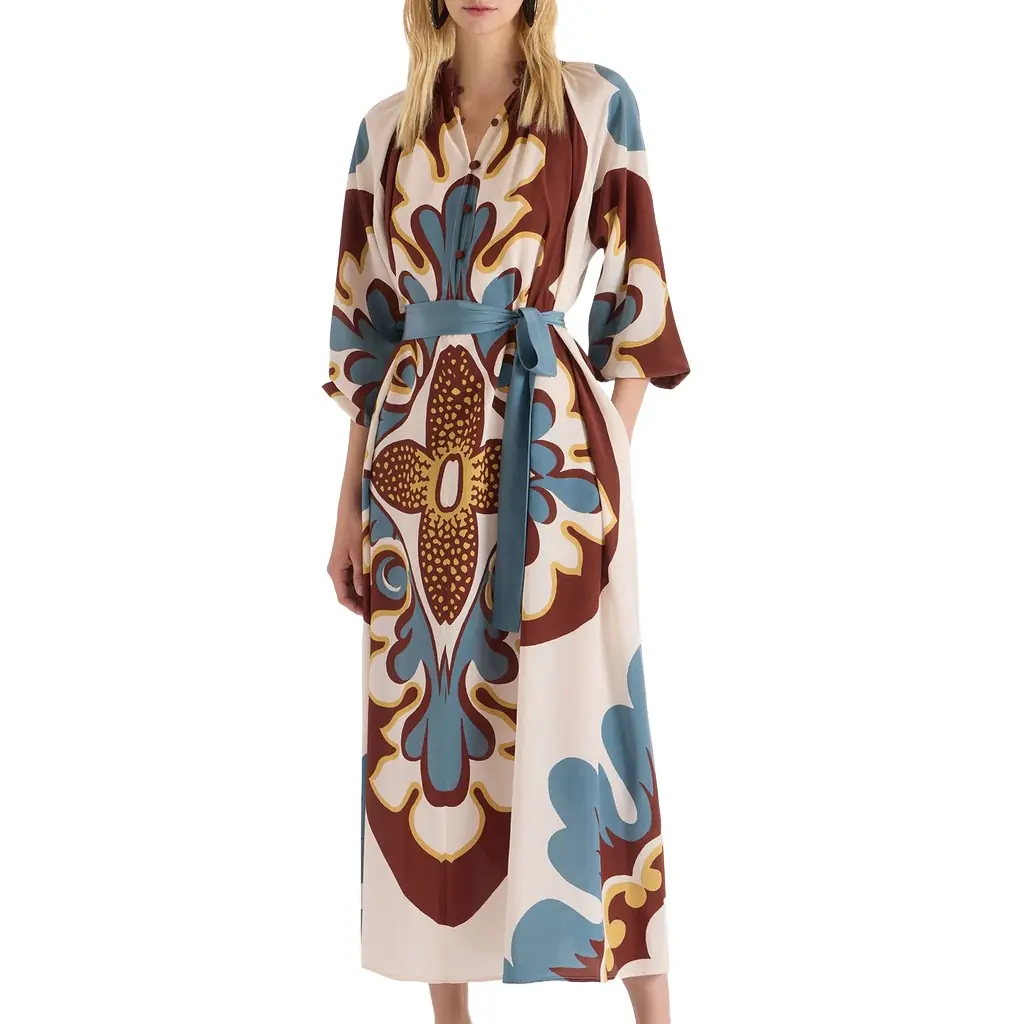 La Double J Midi Cerere Shirt Dress